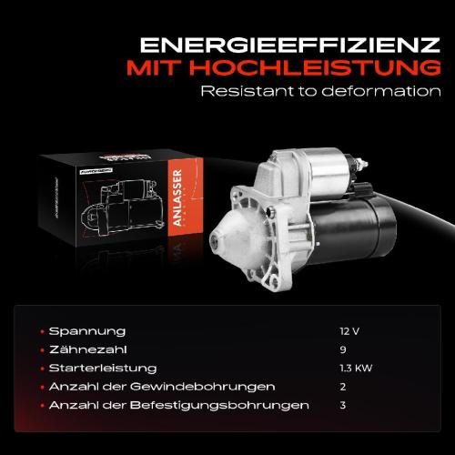 1x Anlasser Starter für Autobianchi Y10 Fiat Fiorino Panda Kasten/Schrägheck Tipo Uno Lancia 1985-2004 Bild 1x Anlasser Starter für Autobianchi Y10 Fiat Fiorino Panda Kasten/Schrägheck Tipo Uno Lancia 1985-2004