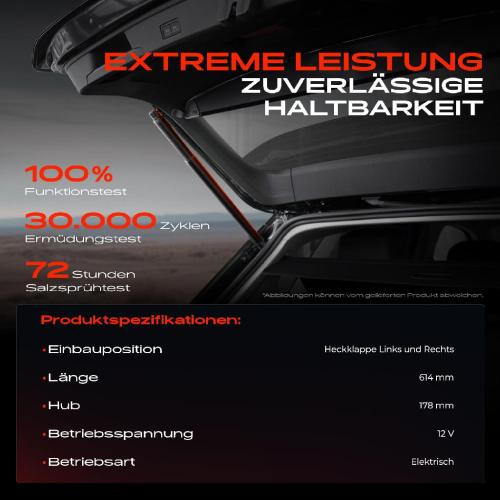 2x Gasfeder Elektrisch Heckklappe Hinten Links und Rechts für Renault Talisman Grandtour 2016-2022 Bild 2x Gasfeder Elektrisch Heckklappe Hinten Links und Rechts für Renault Talisman Grandtour 2016-2022