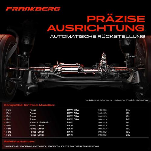 1x Lenkgetriebe Servolenkgetriebe für Ford Focus Stufenheck Turnier DAW DBW DFW DNW Bild 1x Lenkgetriebe Servolenkgetriebe für Ford Focus Stufenheck Turnier DAW DBW DFW DNW