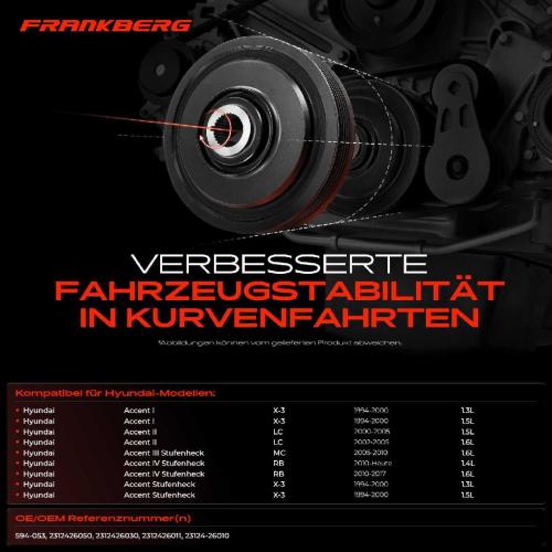1x Riemenscheibe Kurbelwelle für Hyundai Accent Coupe Elantra Getz Matrix KIA Rio 2 Bild 1x Riemenscheibe Kurbelwelle für Hyundai Accent Coupe Elantra Getz Matrix KIA Rio 2