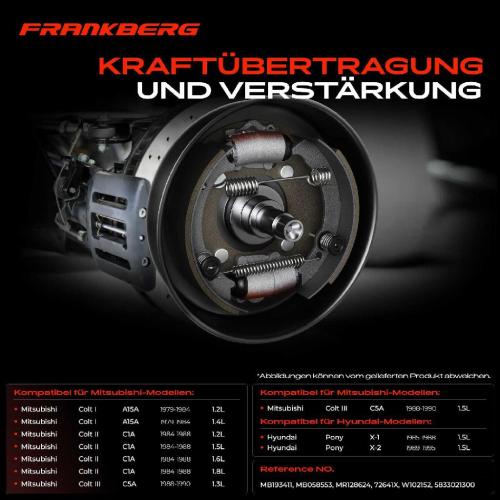 1x Radbremszylinder Hinten für Hyundai Pony Mitsubishi Colt Cordia Lancer Tredia Bild 1x Radbremszylinder Hinten für Hyundai Pony Mitsubishi Colt Cordia Lancer Tredia