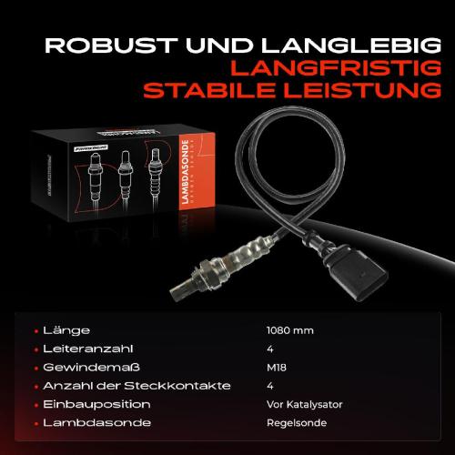 Frankberg 1x Lambdasonde Regelsonde Vor Katalysator für VW Passat 3B2 Variant 3B5 2.0L Bj ab 2000 Bild Frankberg 1x Lambdasonde Regelsonde Vor Katalysator für VW Passat 3B2 Variant 3B5 2.0L Bj ab 2000