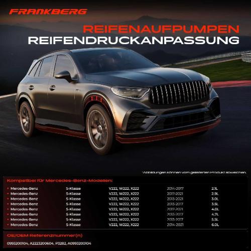 1x Luftfederung Kompressor für Mercedes-Benz S-Klasse V222 W222 X222 Bild 1x Luftfederung Kompressor für Mercedes-Benz S-Klasse V222 W222 X222