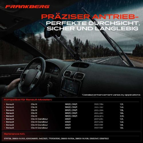 1x Wischermotor Scheibenwischermotor Vorne für Renault Clio III BR0/1 CR0/1 Clio Grandtour Bild 1x Wischermotor Scheibenwischermotor Vorne für Renault Clio III BR0/1 CR0/1 Clio Grandtour