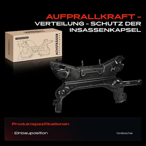 1x Achskörper Achsträger Motorträger Vorderachse für Opel Agila (B) B H08 Suzuki Splash EX Bild 1x Achskörper Achsträger Motorträger Vorderachse für Opel Agila (B) B H08 Suzuki Splash EX