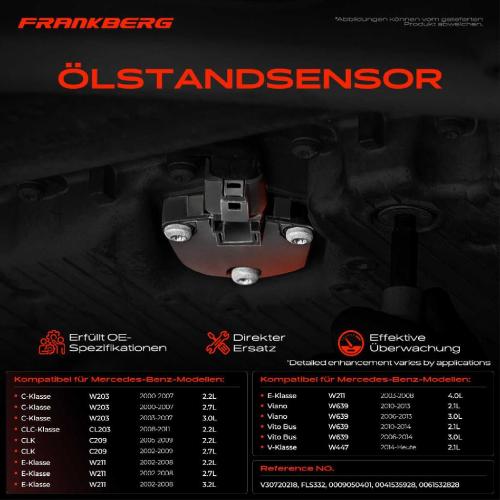 1x Ölstandsensor für Mercedes-Benz W203 C209 W211 B906 W639 W639 Bild 1x Ölstandsensor für Mercedes-Benz W203 C209 W211 B906 W639 W639
