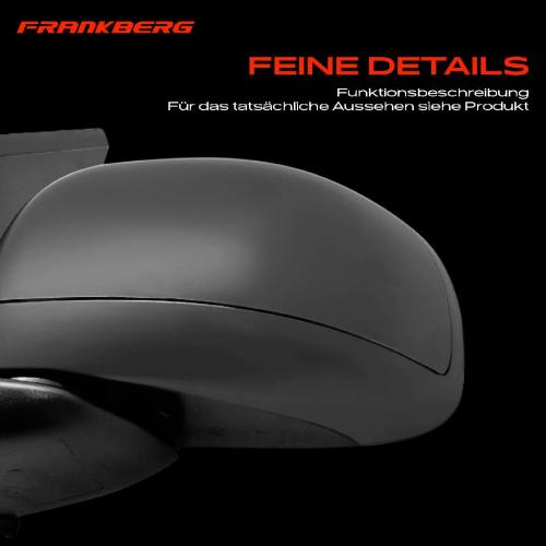 Frankberg 1x Außenspiegel Links für Fiat Panda Van 312 319 312 519 2012-2024 Bild Frankberg 1x Außenspiegel Links für Fiat Panda Van 312 319 312 519 2012-2024