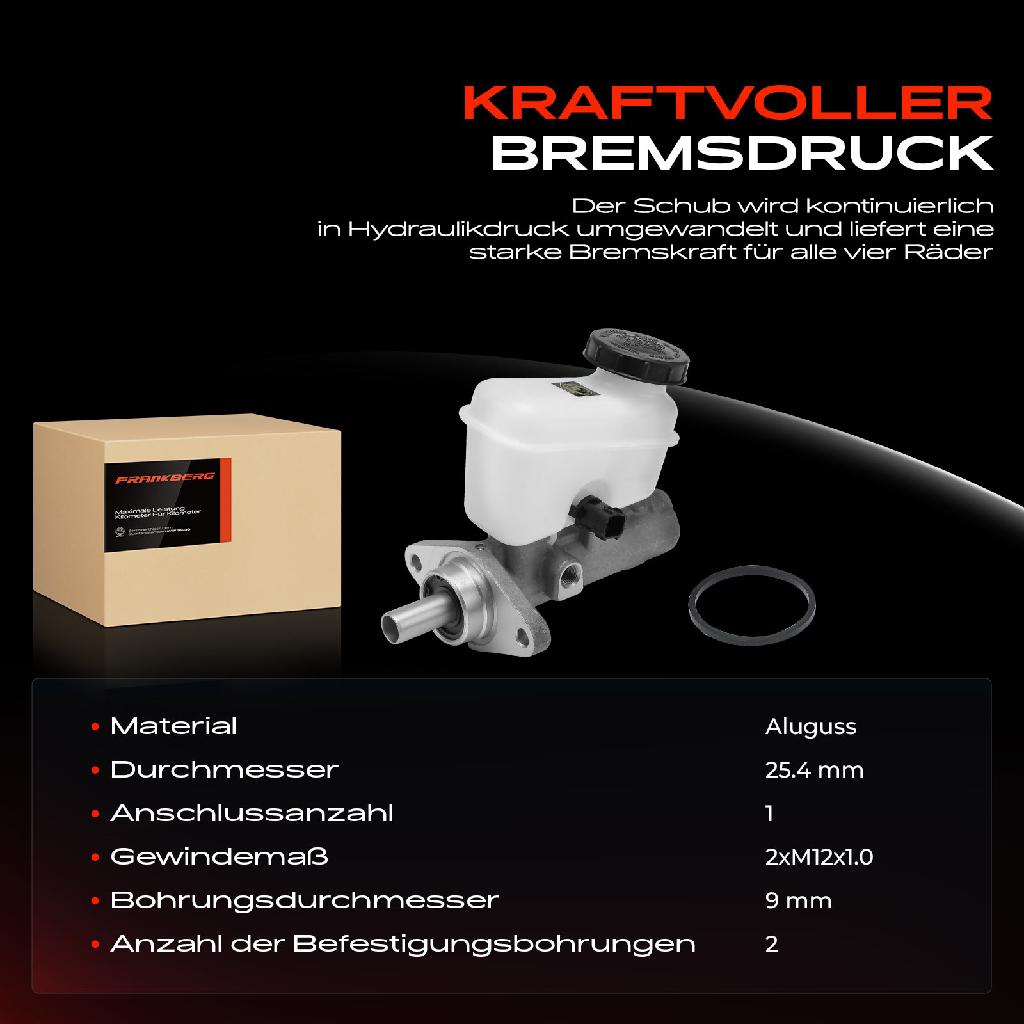 1x Hauptbremszylinder Bremszylinder für Mazda Tribute EP 2000-2008 2.0L 3.0L