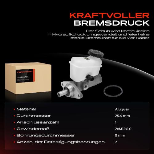 1x Hauptbremszylinder Bremszylinder für Mazda Tribute EP 2000-2008 2.0L 3.0L Bild 1x Hauptbremszylinder Bremszylinder für Mazda Tribute EP 2000-2008 2.0L 3.0L
