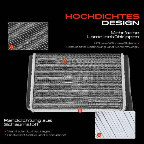 1x Wärmetauscher Innenraumheizung für VW Golf 1 Passat 32 33 Scirocco Audi 80 Coupe Bild 1x Wärmetauscher Innenraumheizung für VW Golf 1 Passat 32 33 Scirocco Audi 80 Coupe