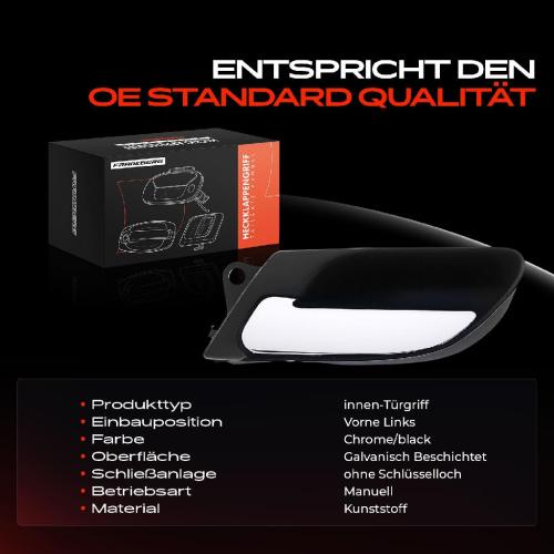 1x Türgriff Vorne Links innen für BMW 3er E46 3er Cabriolet 3er Compact 3er Coupe 3er Touring 1997-2007 Bild 1x Türgriff Vorne Links innen für BMW 3er E46 3er Cabriolet 3er Compact 3er Coupe 3er Touring 1997-2007