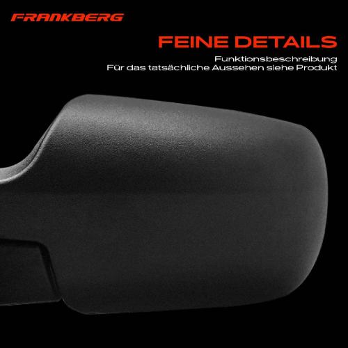 Frankberg 1x Außenspiegel Links für Ford Fiesta V Van JD JH 1.2L 1.3L 1.4L 1.6L 2001-2010 Bild Frankberg 1x Außenspiegel Links für Ford Fiesta V Van JD JH 1.2L 1.3L 1.4L 1.6L 2001-2010