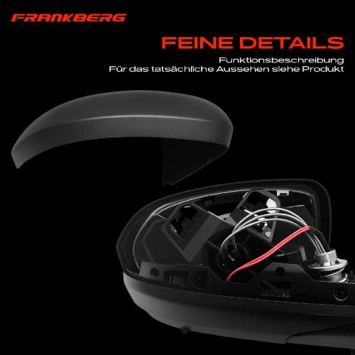 Frankberg 1x Außenspiegel Rechts für Dacia Duster HM 1.0L 1.2L 1.3L 1.5L 1.6L Bj ab 2017 Bild Frankberg 1x Außenspiegel Rechts für Dacia Duster HM 1.0L 1.2L 1.3L 1.5L 1.6L Bj ab 2017