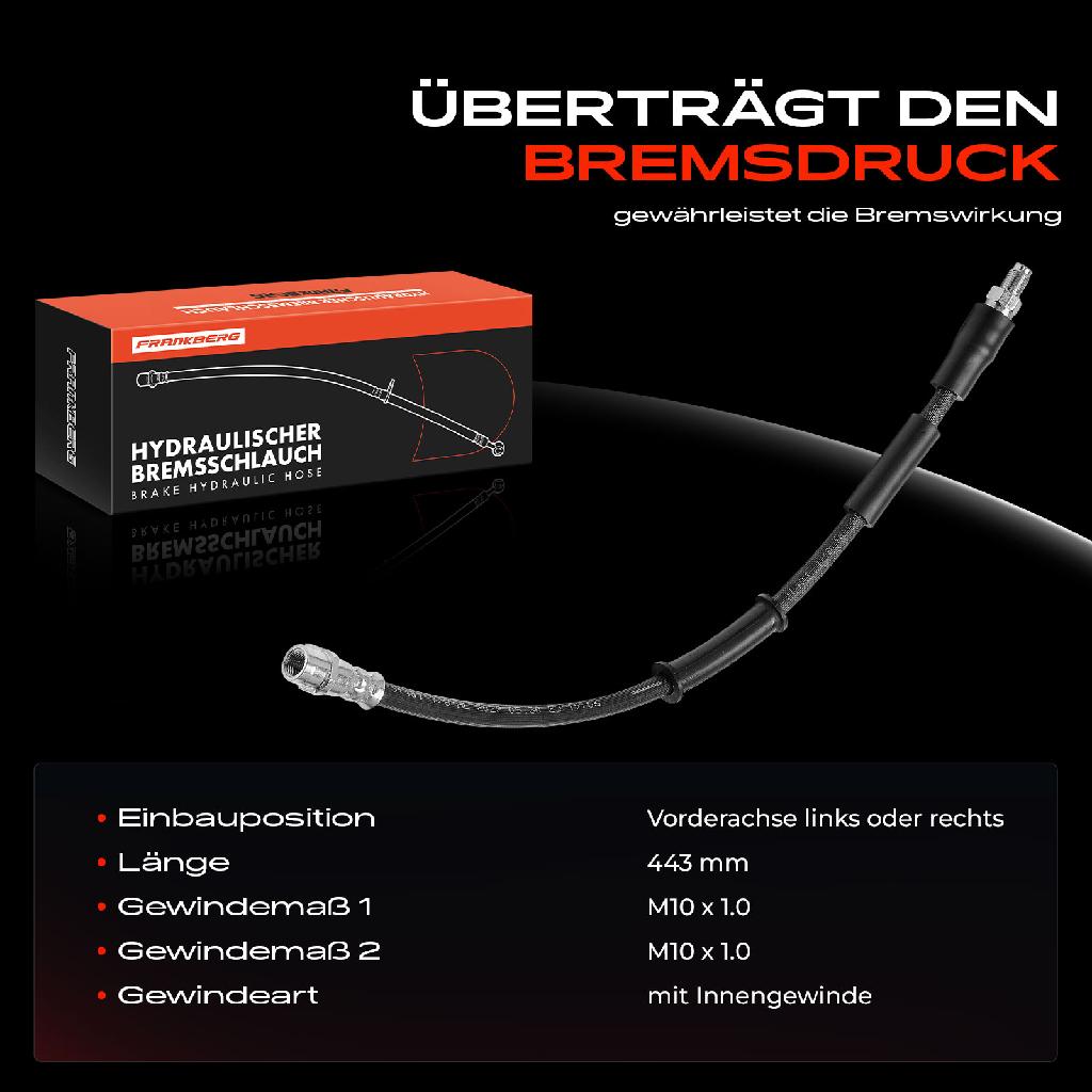 1x Bremsschlauch Bremsschläuche Vorderachse Links oder Rechts für Mercedes-Benz S-Klasse W222 C217 A217