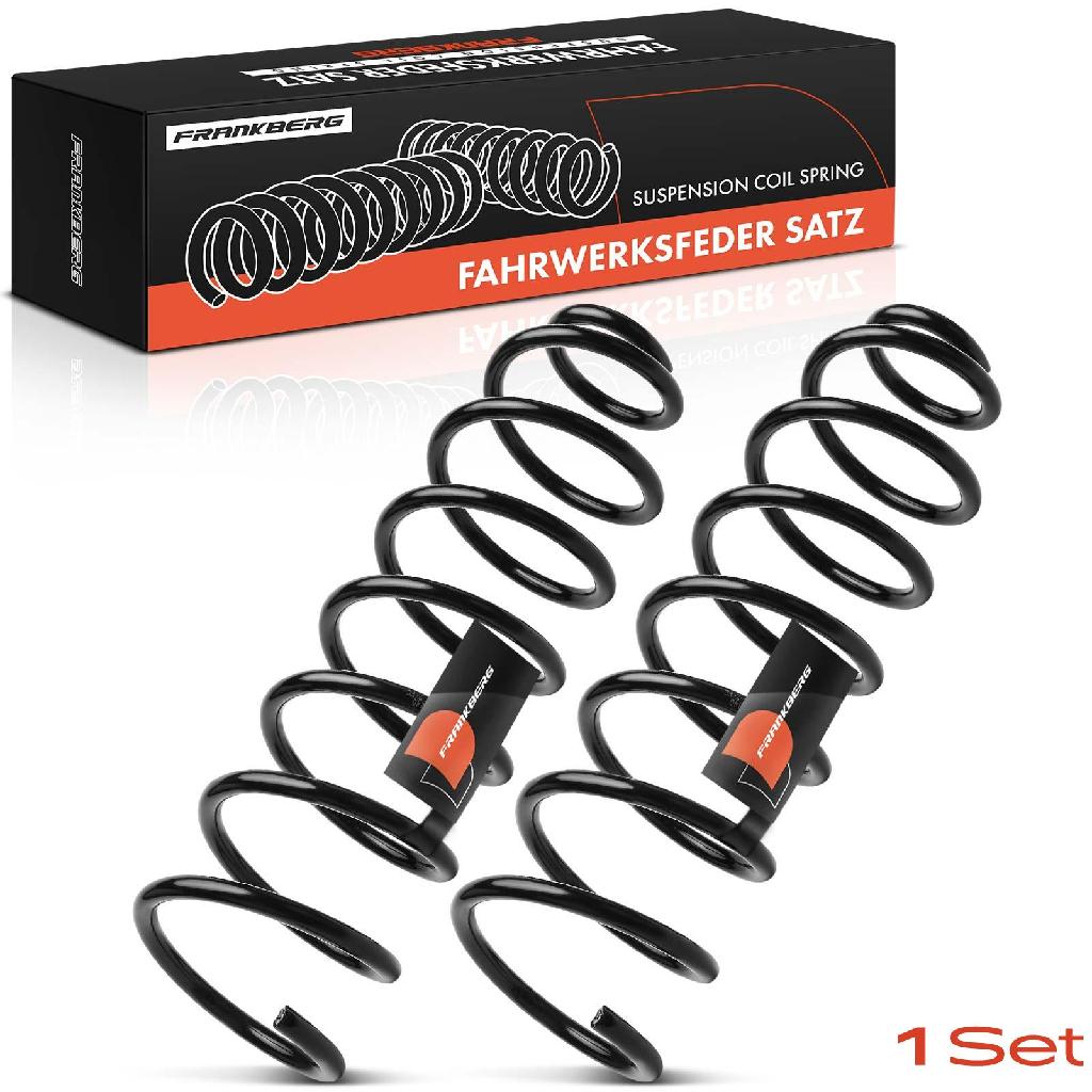 Frankberg 2x Fahrwerksfeder Hinterachse für Chevrolet Silverado 2500 Sierra 1500 Saab 9-5 YS3E 1997-2013