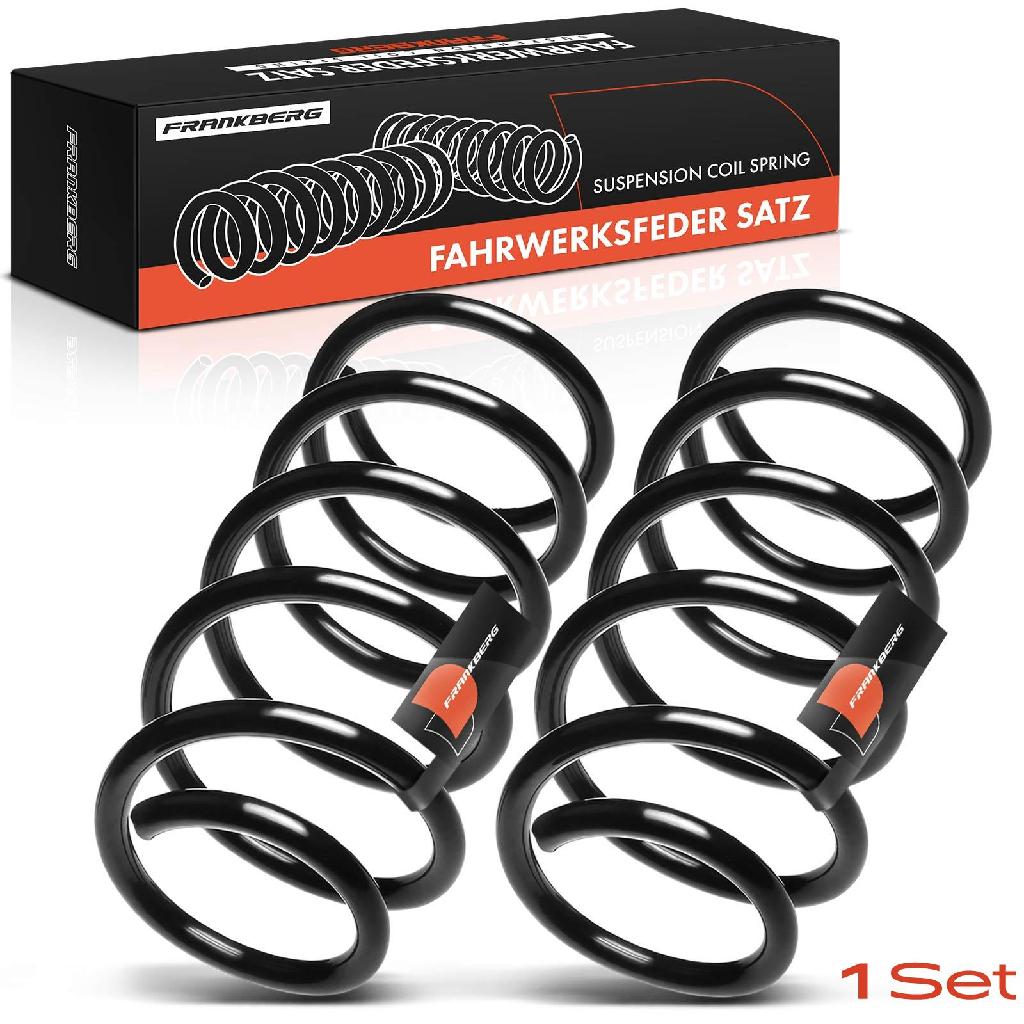 Frankberg 2x Fahrwerksfeder Vorderachse für VW Polo 6N2 1.6L 1999-2001
