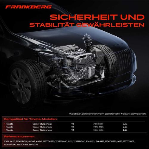 1x Motorlager Getriebelagerlager Drehmomentstützlager Vorne für Toyota Camry ACV3 MCV3 2.4L 2001-2006 Bild 1x Motorlager Getriebelagerlager Drehmomentstützlager Vorne für Toyota Camry ACV3 MCV3 2.4L 2001-2006