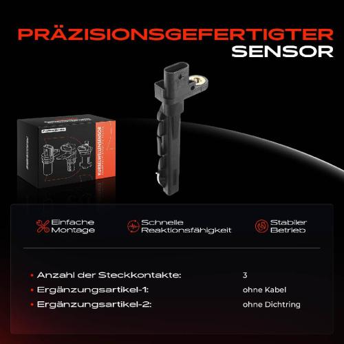 1x Kurbelwellensensor Impulsgeber für VW Touareg 7P Audi A4 8K B8 A5 8T A8 4H Q5 Q7 Bild 1x Kurbelwellensensor Impulsgeber für VW Touareg 7P Audi A4 8K B8 A5 8T A8 4H Q5 Q7