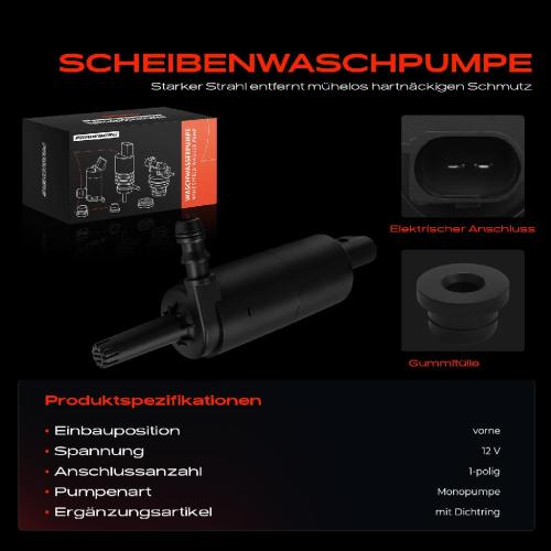 1x Waschwasserpumpe Scheibenreinigung Vorne für Mercedes-Benz A-Klasse W169 B-Klasse W245 W203 Bild 1x Waschwasserpumpe Scheibenreinigung Vorne für Mercedes-Benz A-Klasse W169 B-Klasse W245 W203