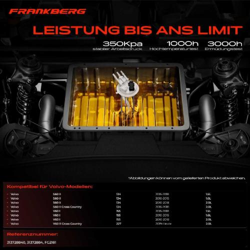 1x Kraftstoffpumpe für Volvo S60 II 134 S60 II Cross Country V60 I 155 V60 II Cross Country 227 Bj ab 2010 Bild 1x Kraftstoffpumpe für Volvo S60 II 134 S60 II Cross Country V60 I 155 V60 II Cross Country 227 Bj ab 2010