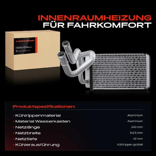 1x Wärmetauscher Innenraumheizung für Nissan NP300 D22 D40 Pathfinder III Murano I Bild 1x Wärmetauscher Innenraumheizung für Nissan NP300 D22 D40 Pathfinder III Murano I