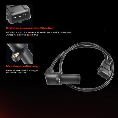 1x Kurbelwellensensor Impulsgeber für Opel Astra F Corsa A B Vectra A B Vauxhall Nova 1.4L 1.6L Bild 1x Kurbelwellensensor Impulsgeber für Opel Astra F Corsa A B Vectra A B Vauxhall Nova 1.4L 1.6L