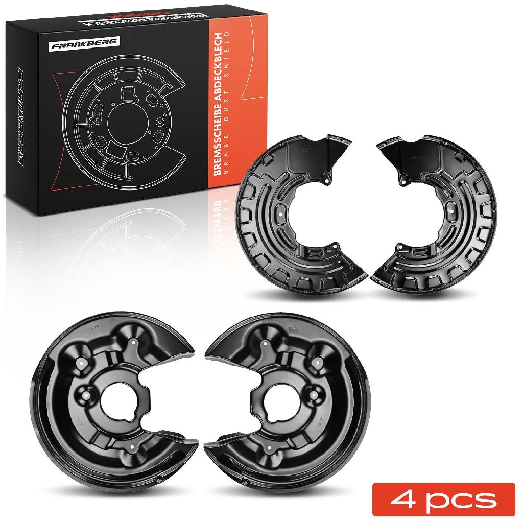 4x Ankerblech Bremsscheibe Vorne und Hinten für Audi A3 8P1 2.0L 2004-2012