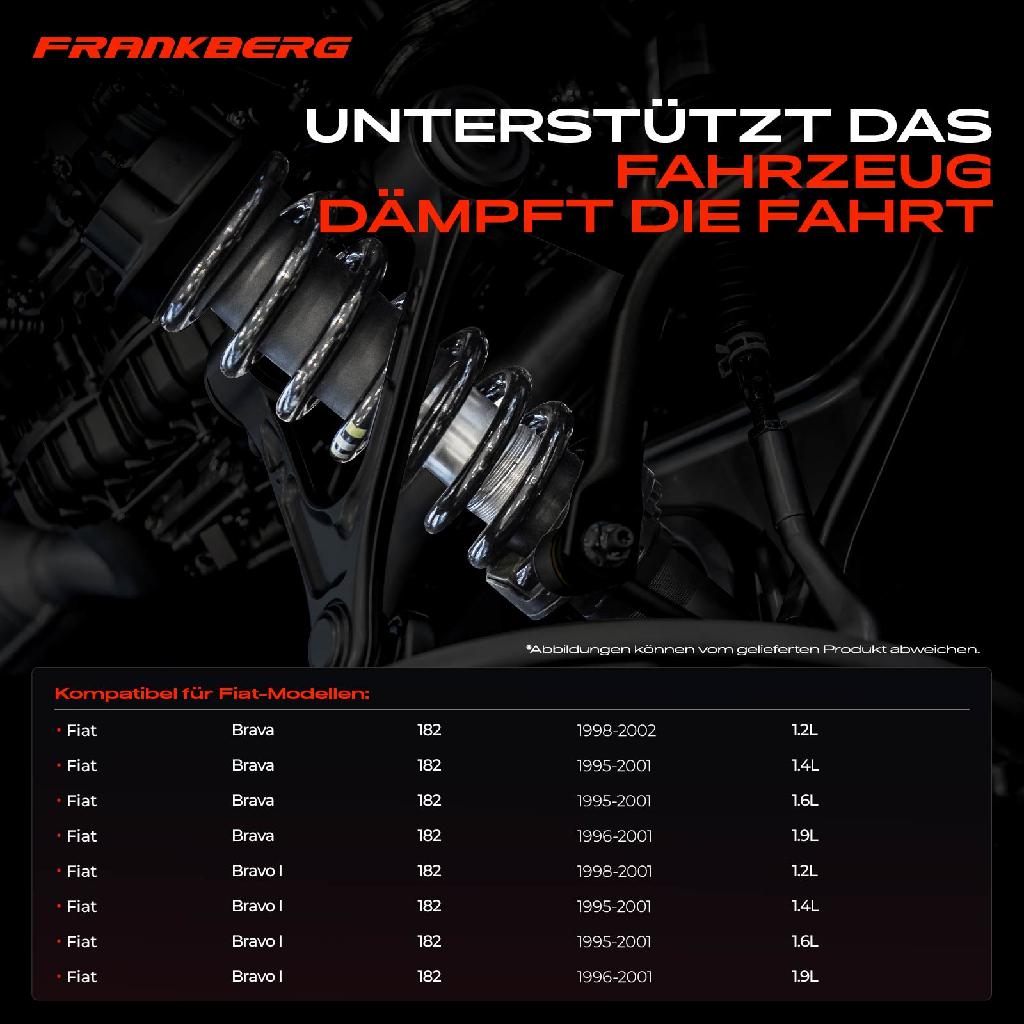 2x Fahrwerksfeder Hinterachse für Fiat Brava 182 Bravo I 1.2L 1.4L 1.6L 1.9L 1995-2002