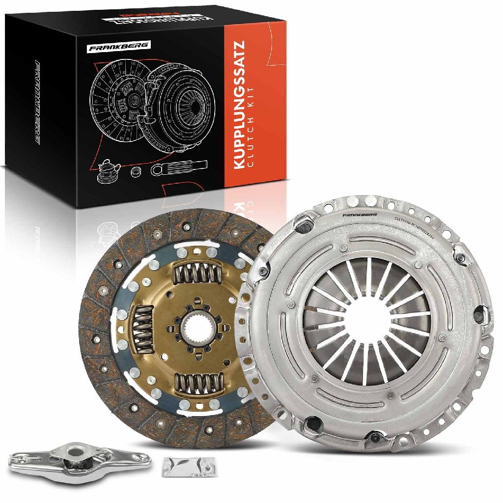 Frankberg 1x Kupplungssatz für VW Polo 9A 9N Polo Stufenheck 9A2 9A4 9A6 9N2 Skoda Fabia I 6Y2 Fabia I Combi 6Y5