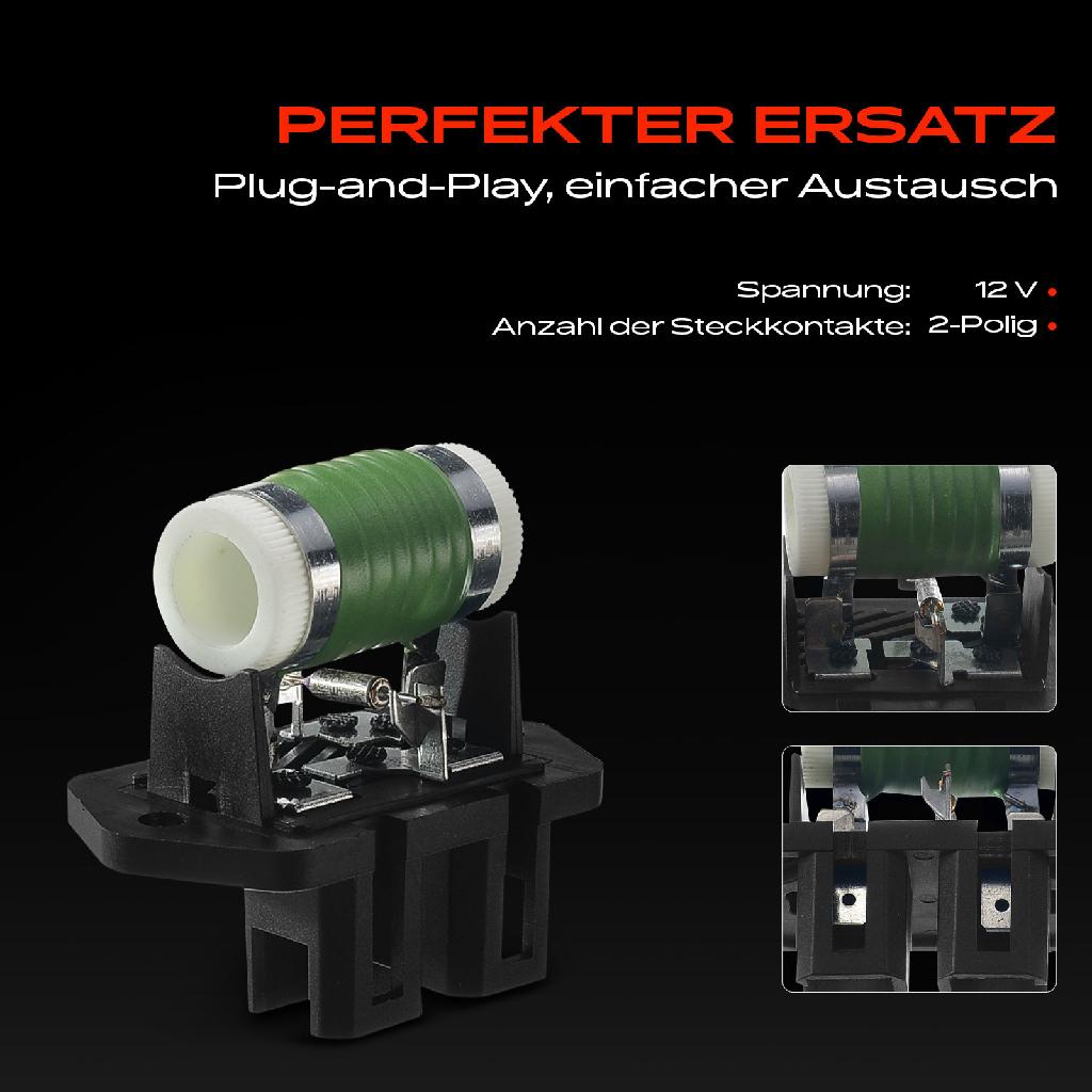 1x Widerstand Vorwiderstand Gebläsemotor für Fiat Brava Bravo I Multipla Palio Punto Tipo