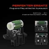 1x Widerstand Vorwiderstand Gebläsemotor für Fiat Brava Bravo I Multipla Palio Punto Tipo