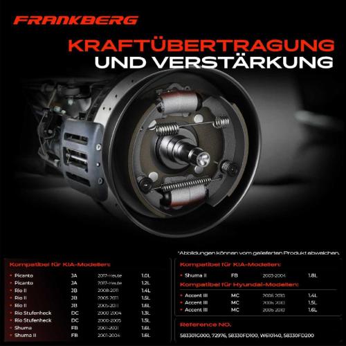 2x Radbremszylinder Hinten für KIA Shuma II Rio Hyundai Accent III Bild 2x Radbremszylinder Hinten für KIA Shuma II Rio Hyundai Accent III