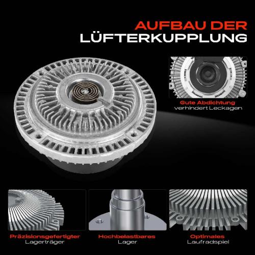 1x Lüfterkupplung Kühlerlüfte für VW Passat 3B Audi A4 B5 B6 A6 C5 Skoda Superb I Bild 1x Lüfterkupplung Kühlerlüfte für VW Passat 3B Audi A4 B5 B6 A6 C5 Skoda Superb I