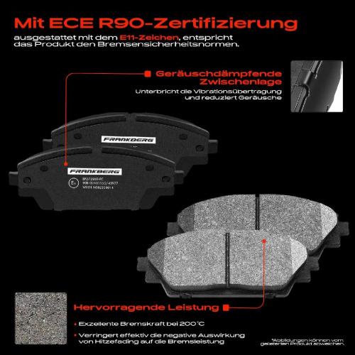 4x Bremsbeläge Vorderachse für Mazda 3 Stufenheck CX-3 1.5L 1.6L 2.0L 2.2L 1.8L 2013-2022 Bild 4x Bremsbeläge Vorderachse für Mazda 3 Stufenheck CX-3 1.5L 1.6L 2.0L 2.2L 1.8L 2013-2022