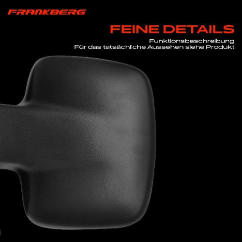 Frankberg 1x Außenspiegel Rechts für Mercedes-Benz Vito Bus Vito Kasten W638 1996-2003 Bild Frankberg 1x Außenspiegel Rechts für Mercedes-Benz Vito Bus Vito Kasten W638 1996-2003