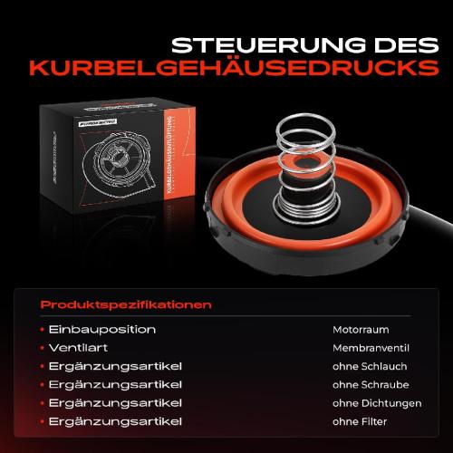 1x Ventil Kurbelgehäusentlüftung für BMW 3er E90 E91 E92 5er E60 E61 F10 6er E63 Bild 1x Ventil Kurbelgehäusentlüftung für BMW 3er E90 E91 E92 5er E60 E61 F10 6er E63