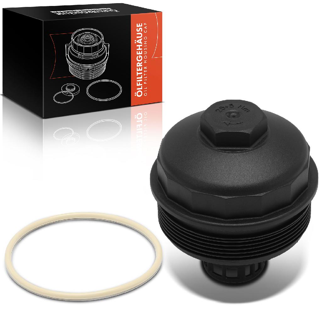 1x Ölfiltergehäuse Deckel für Volvo S60 II S80 II XC60 XC70 II XC90 I 3.2L