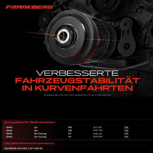 1x Riemenscheibe Kurbelwelle für BMW 5er F10 528i 5er Touring F11 Bild 1x Riemenscheibe Kurbelwelle für BMW 5er F10 528i 5er Touring F11