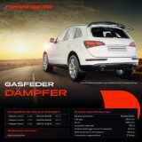 2x Gasfeder Dämpfer Heckscheibe für Renault Megane II KM0/1 Kombi 2003-2009