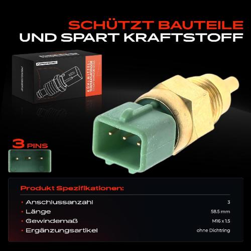 Frankberg 1x Sensor Kühlmitteltemperatur für Hyundai Accent Elantra i10 i20 i30 Bild Frankberg 1x Sensor Kühlmitteltemperatur für Hyundai Accent Elantra i10 i20 i30