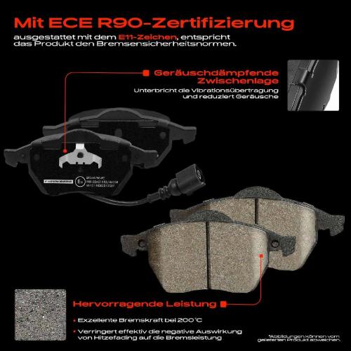 4x Bremsbeläge Vorderachse für VW Bora Variant Golf IV Van New Beetle Cabriolet Polo Vento Bild 4x Bremsbeläge Vorderachse für VW Bora Variant Golf IV Van New Beetle Cabriolet Polo Vento