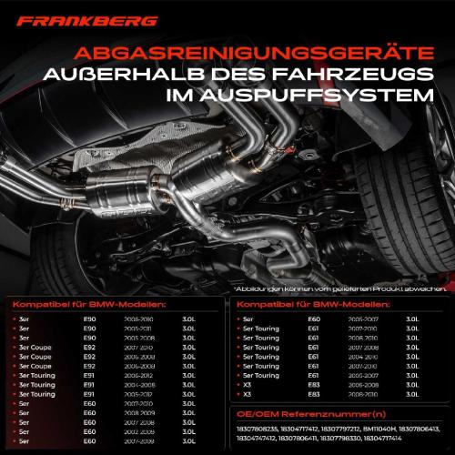 1x Partikelfilter für BMW 3er E90 E91 E92 E93 325d 5er E60 E61 X3 3.0L Bild 1x Partikelfilter für BMW 3er E90 E91 E92 E93 325d 5er E60 E61 X3 3.0L