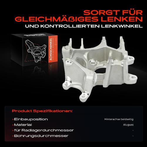 2x Achsschenkel Radaufhängung Hinterachse Beidseitig für Tesla Model S 5YJS 2012-2016 Bild 2x Achsschenkel Radaufhängung Hinterachse Beidseitig für Tesla Model S 5YJS 2012-2016