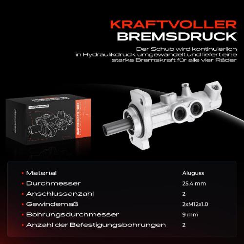 1x Hauptbremszylinder Bremszylinder für Volvo S60 I S80 I V70 2 XC70 XC90 I 2.0L-2.9L Bild 1x Hauptbremszylinder Bremszylinder für Volvo S60 I S80 I V70 2 XC70 XC90 I 2.0L-2.9L