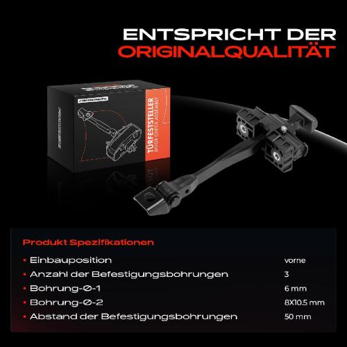 1x Türfeststeller Türfangband Türstopper Vorne für BMW X1 Van F48 2014-2022 Bild 1x Türfeststeller Türfangband Türstopper Vorne für BMW X1 Van F48 2014-2022