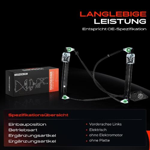 1x Fensterheber Vorne Links für Audi A1 8X1 8XK Schrägheck Bild 1x Fensterheber Vorne Links für Audi A1 8X1 8XK Schrägheck