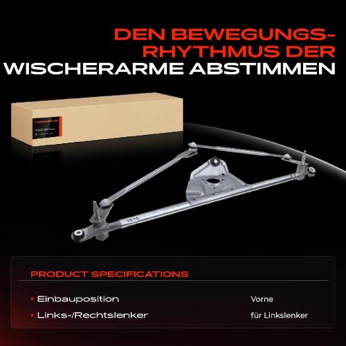 1x Wischergestänge Vorne für Jeep Grand Cherokee III WH WK 2004-2010 Bild 1x Wischergestänge Vorne für Jeep Grand Cherokee III WH WK 2004-2010