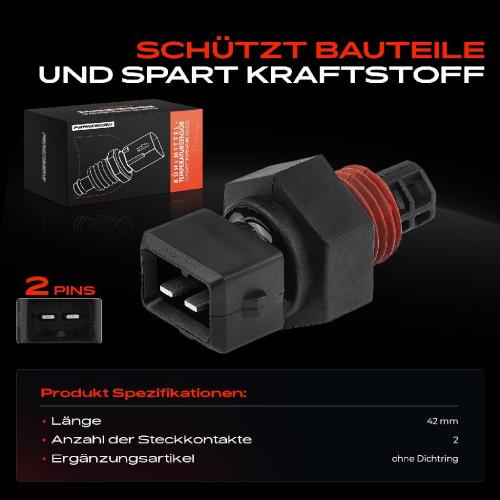 Frankberg 1x Kühlmitteltemperatur Sensor für KIA Sportage Hyundai iX35 Chevrolet Daewoo Matiz Bild Frankberg 1x Kühlmitteltemperatur Sensor für KIA Sportage Hyundai iX35 Chevrolet Daewoo Matiz