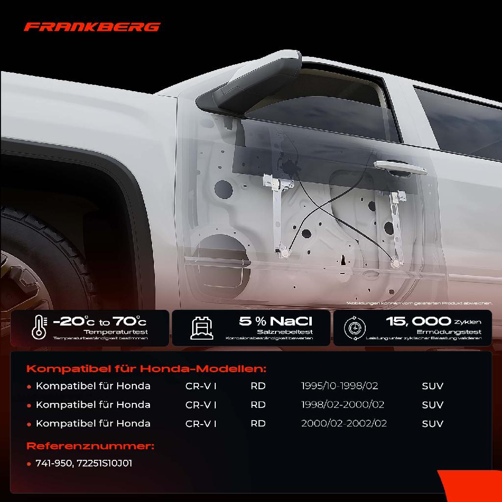 1x Fensterheber Vorne Links für Honda