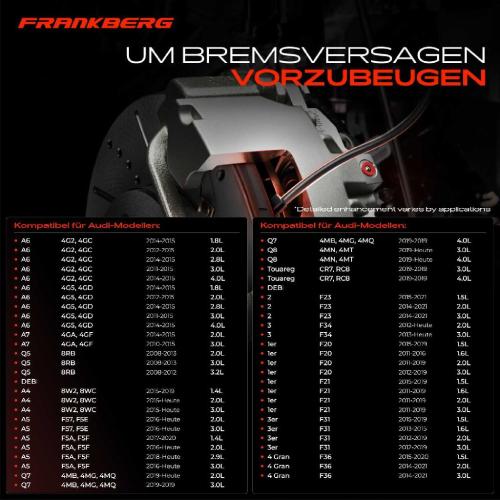 Frankberg 1x Warnkontakt Bremsbelagverschleiß Vorderachse für BMW F20 F21 F23 F30 F31 F34 F32 Bild Frankberg 1x Warnkontakt Bremsbelagverschleiß Vorderachse für BMW F20 F21 F23 F30 F31 F34 F32
